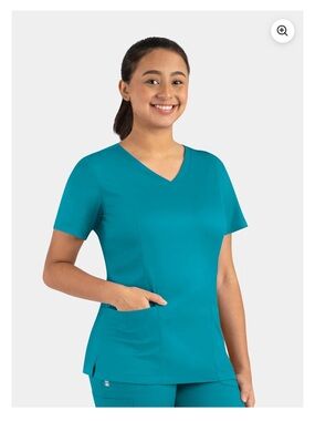 Maevn Matrix 3501 Women's Double V-Neck Scrub Top NWT